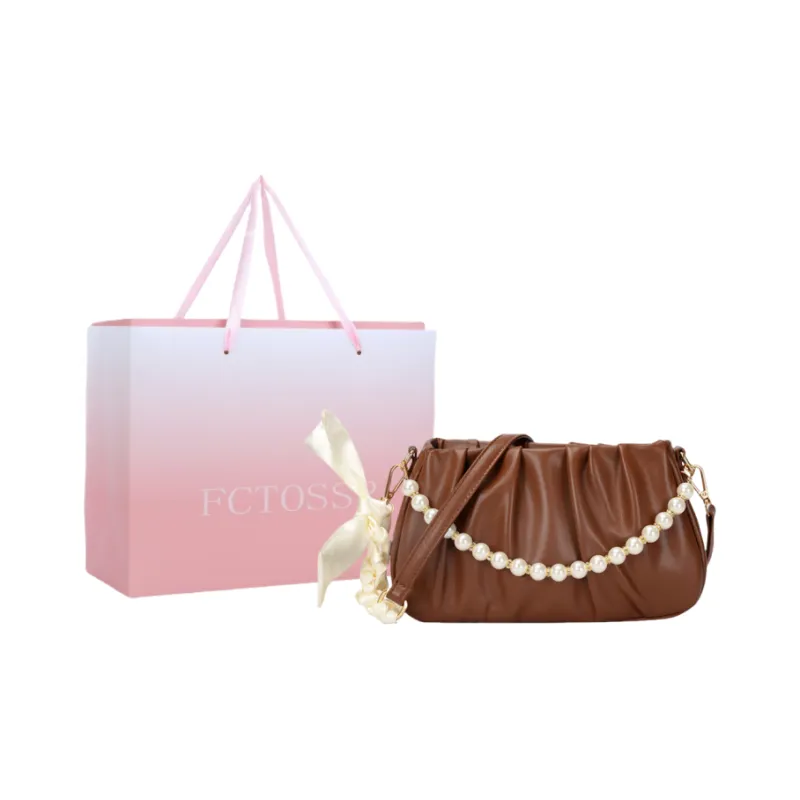 FCTOSSR PU One Shoulder Handbag, Crossbody Bag Regular Women's White//Ecru/Black/Yellow/Green/Coffee/Brown/Rose Red-34