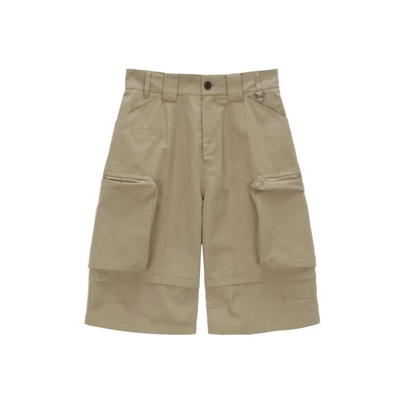MATIN KIM Cargo Shorts Unisex Light Umber-0