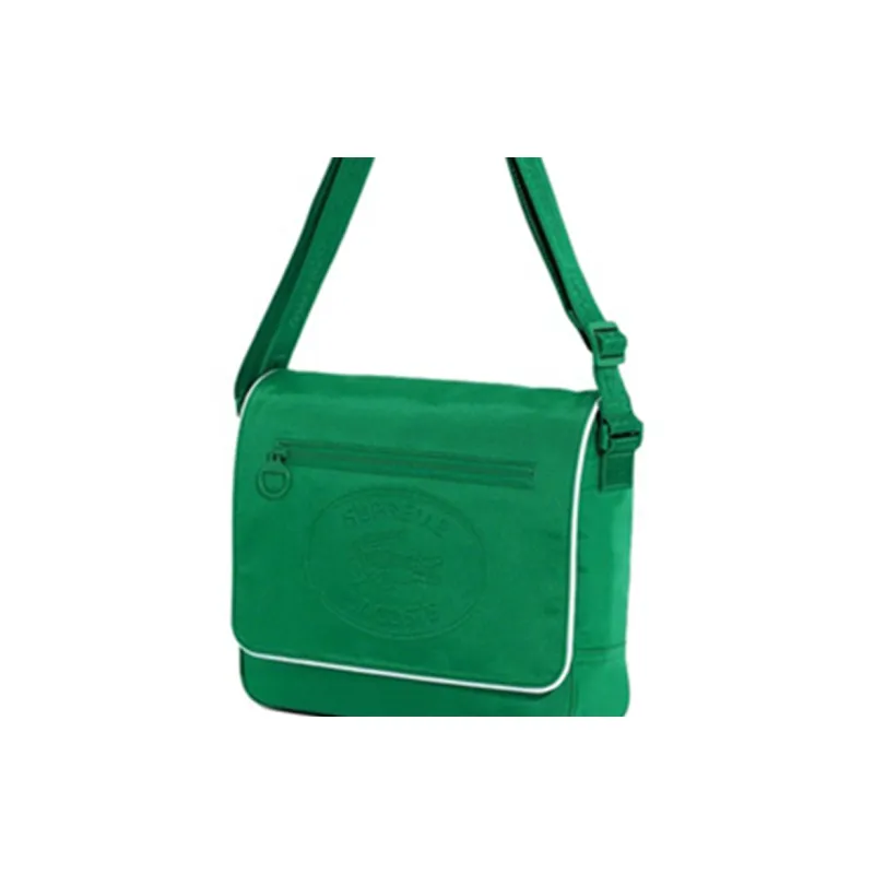 Supreme LACOSTE Collaboration FW19 Messenger Bag Crossbody Bag, Shoulder Bag Trumpets Unisex Green-1