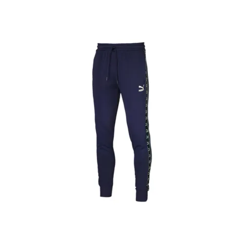 PUMA Sports Pants Unisex Tweed Blue