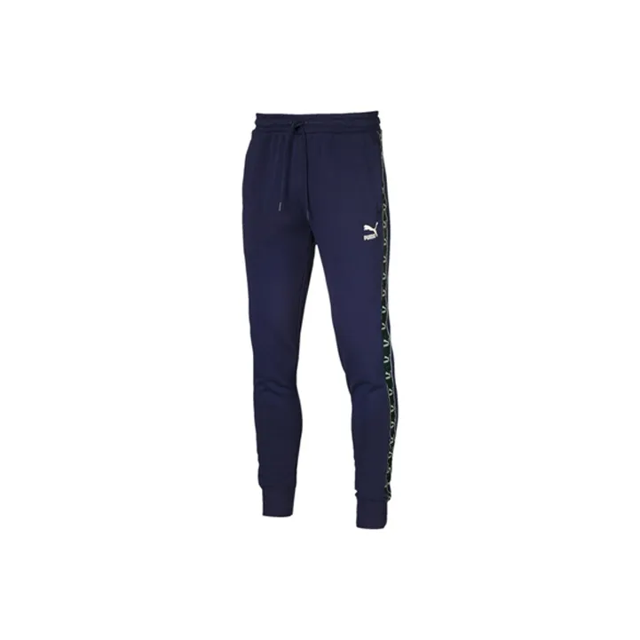 PUMA Sports Pants Unisex Tweed Blue-0