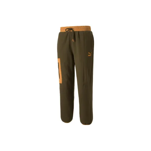PUMA Sportswear By Puma Polar Fleece Pants Casual Pants Men's Green
