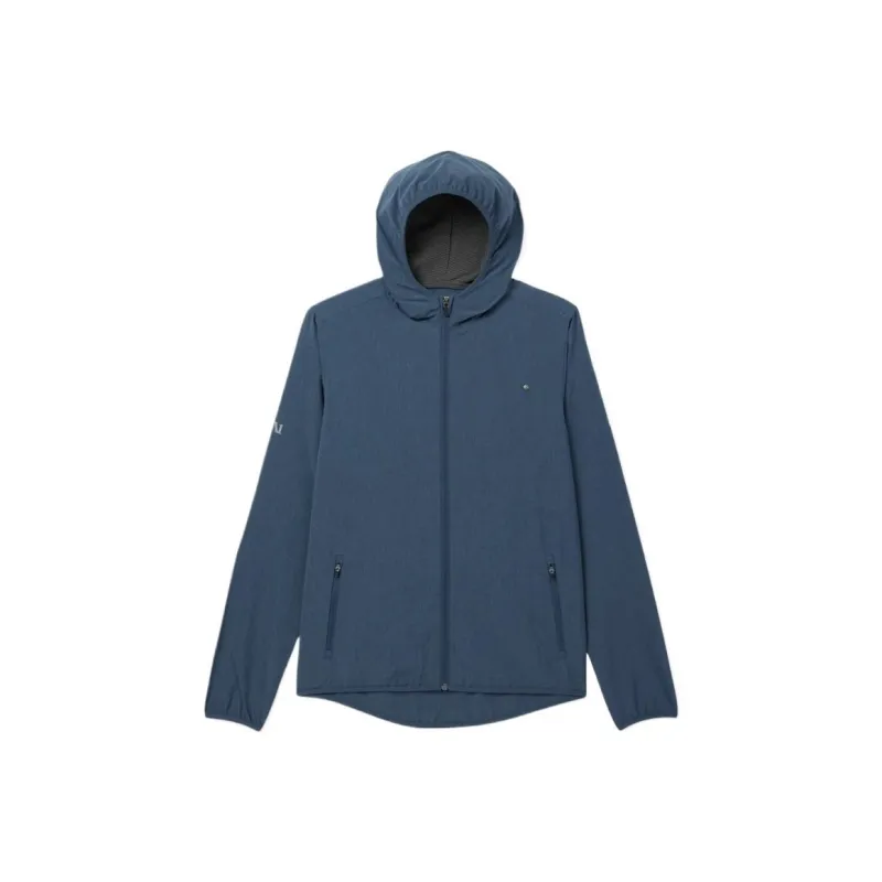 Vuori SS25 Outdoor Trainer Shell Jacket Men's Pacific Linen Texture Color/Pacific Linen Texture-0