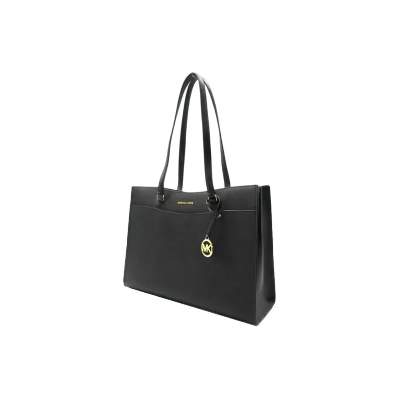 MICHAEL KORS Jet Set Travel Large Saffiano Leather Pocket Tote Bag-2
