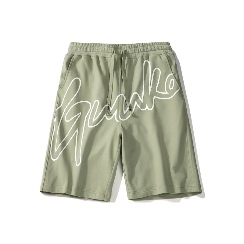 Guuka Casual Shorts Men Light Army Green-0