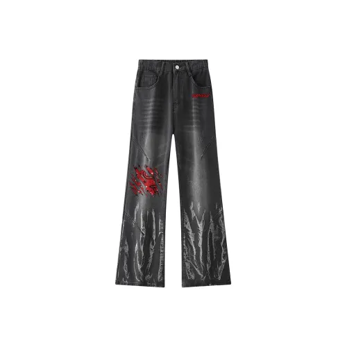 Qnxeey Jeans Unisex