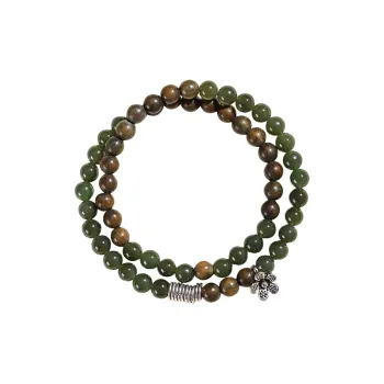 ZUIWENGLANGYASHANWENCHUANG Green Sandalwood Bracelets Unisex