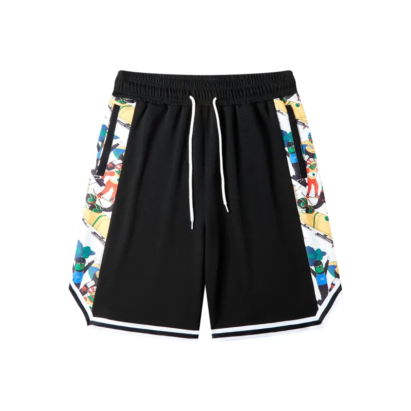 Pepe The Frog Casual Shorts Unisex Black-0