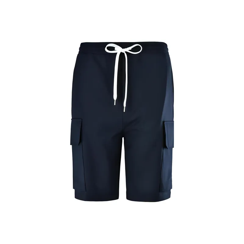 Neil Barrett Casual Shorts Men Navy Blue-0