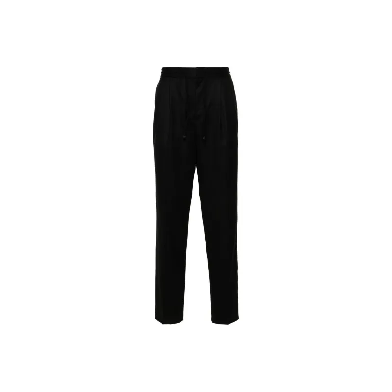 Brunello Cucinelli Pleated Tapered Leg Trousers-0