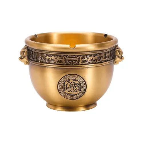 Xuan Rafters Pavilion Home Living Room Hotel Tea Table Office Desk High End Copper Chinese Style Craft Ornament