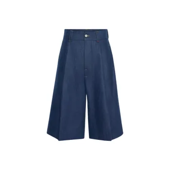 Jacquemus Denim Shorts Men's Blue