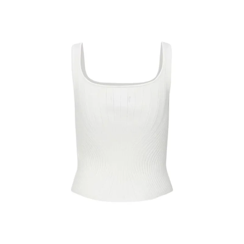 URBAN REVIVO Tank Top Women's Raw White-1