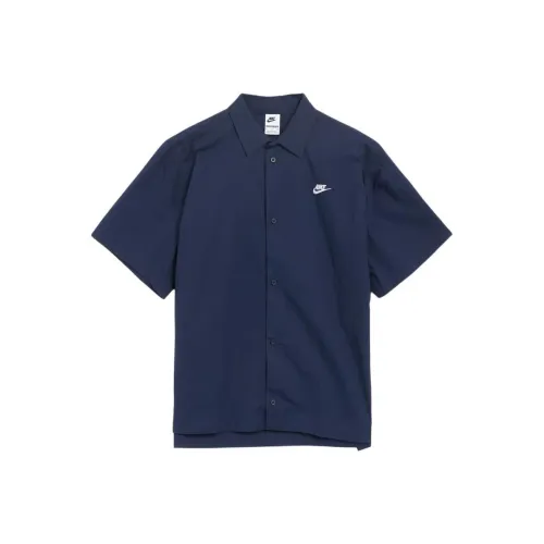 Nike Clothing Shirts Men Blue