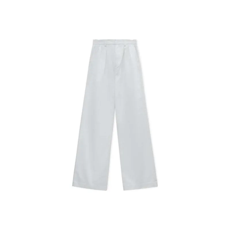 LOEWE Logo Patch Pleated Trousers-0