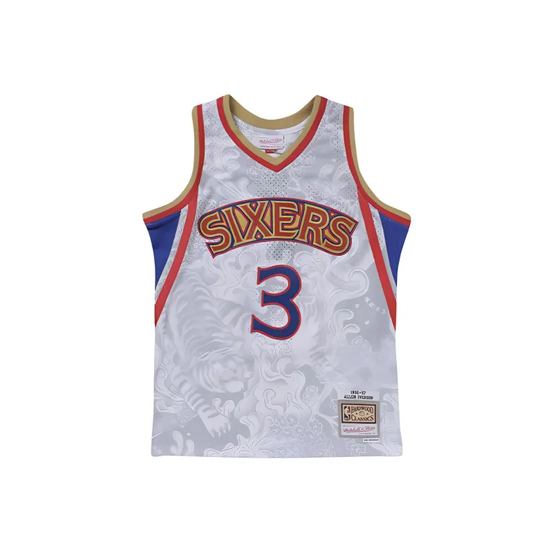 Mitchell Ness Basketball Jerseys Unisex White-0