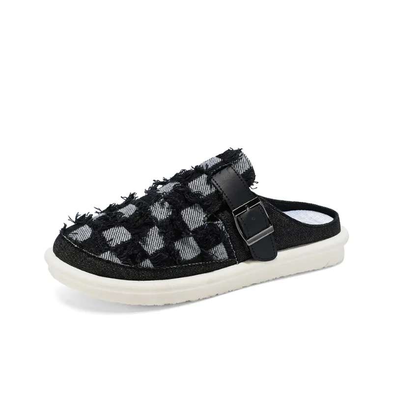 OUGLEMEN Closed Toe Slippers Men's-4