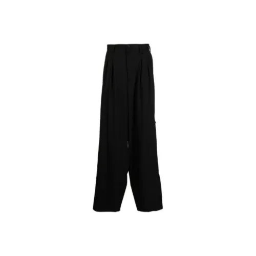 Yohji Yamamoto Tapered leg Pleat detail Trousers