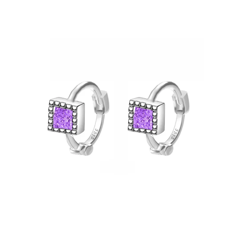 GUDUD S999 Fine Silver Earrings Unisex-8