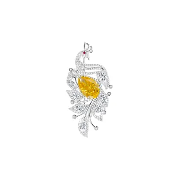 KOYOOME S925 Silver Brooches Women's
