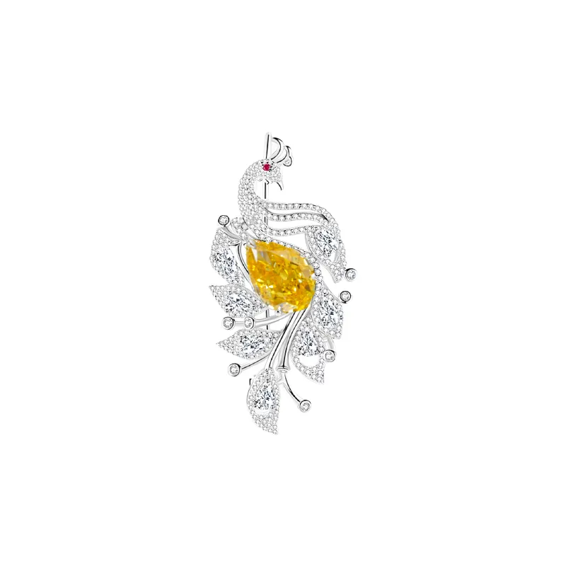 KOYOOME S925 Silver Brooches Women's-0