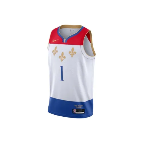 nike park X NBA Basketball Jerseys Men White
