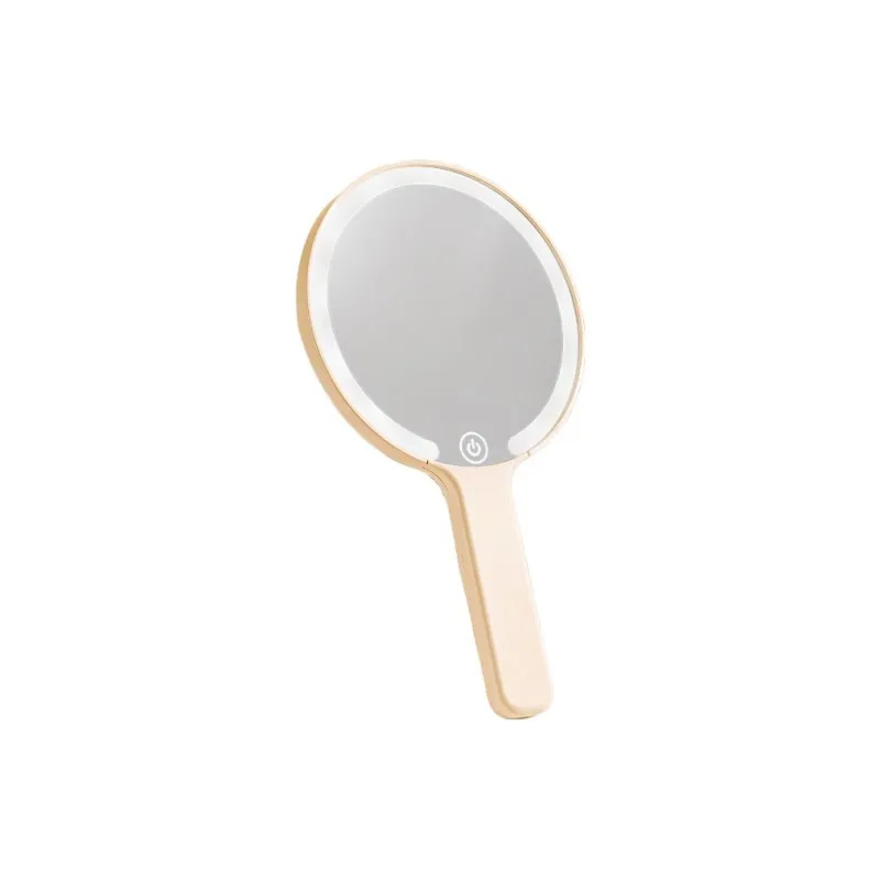 Gentle Welcome LED Handheld Mirror Make up Tools 1 Pc-1