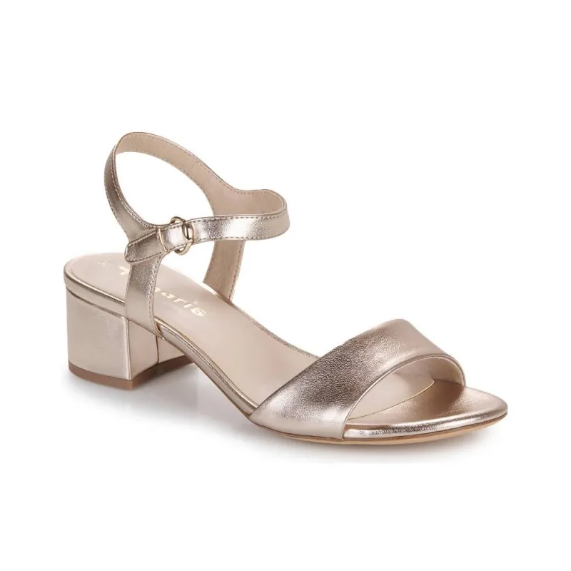 Tamaris One Strap Sandals 5cm Women's Pink-3
