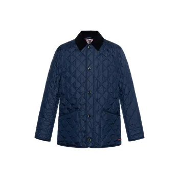 Burberry FW24 Puffer Jacket Men's Dark Blue