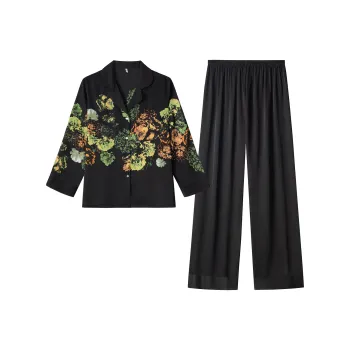Shanghai Story Pajama Set Women's Black