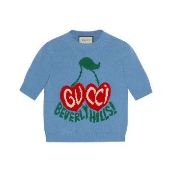 GUCCI Sweater Women's Light Blue