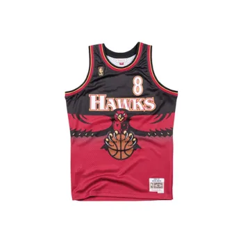 Mitchell Ness 'NBA Atlanta Hawks 96 Steve Smith' Swingman Road Jersey Vest Top