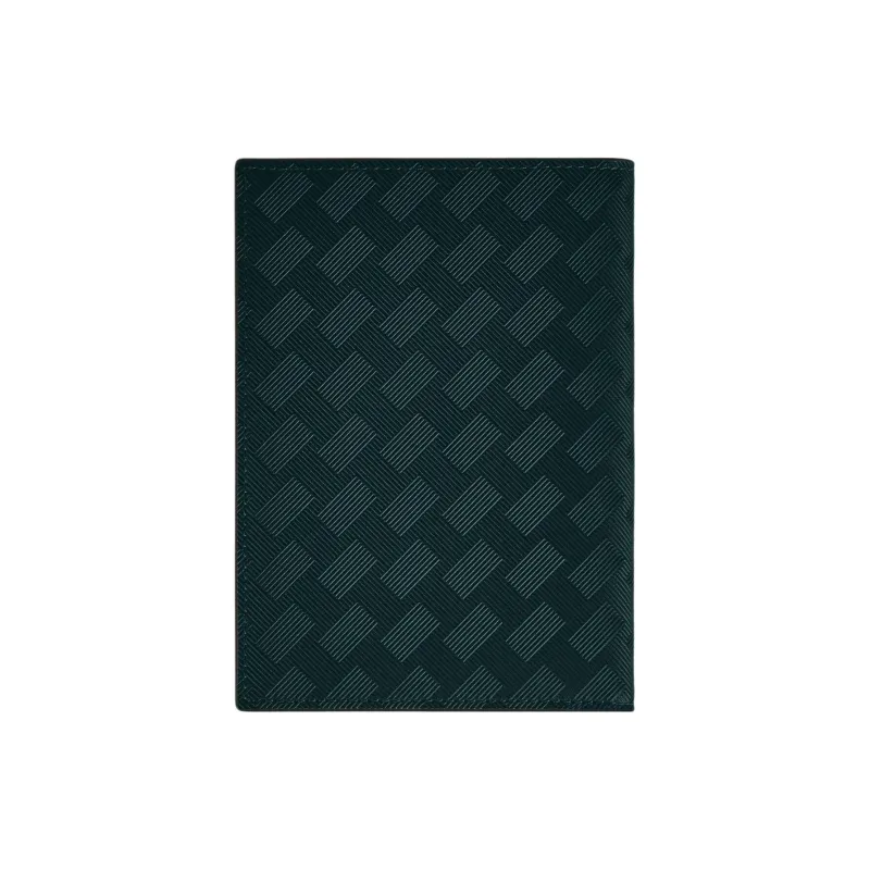 MONTBLANC Stylish 3.0 Leather Passport Holder Unisex British Green-2