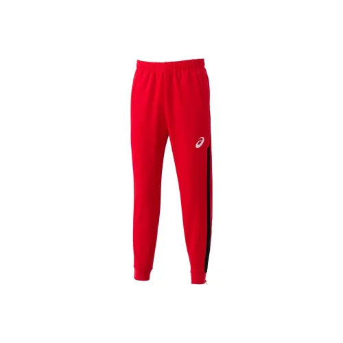 Asics Casual Pants Men Red
