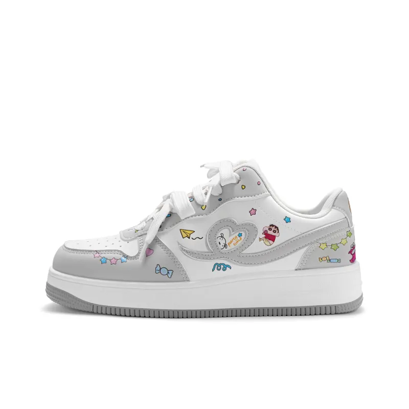 Crayon Shinchan Anti Slip Wear Resistant Low Top Skateboard Shoes Unisex-14