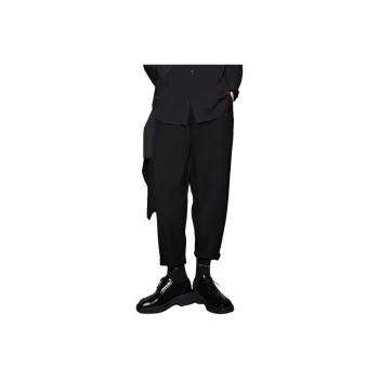 RAYSHOW Casual Pants Men's Black