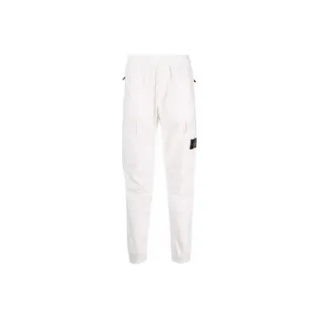STONE ISLAND Casual Pants Men's White