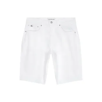 CALVIN KLEIN Denim Shorts Men's White