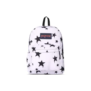JanSport Fabric Backpack Unisex White Star
