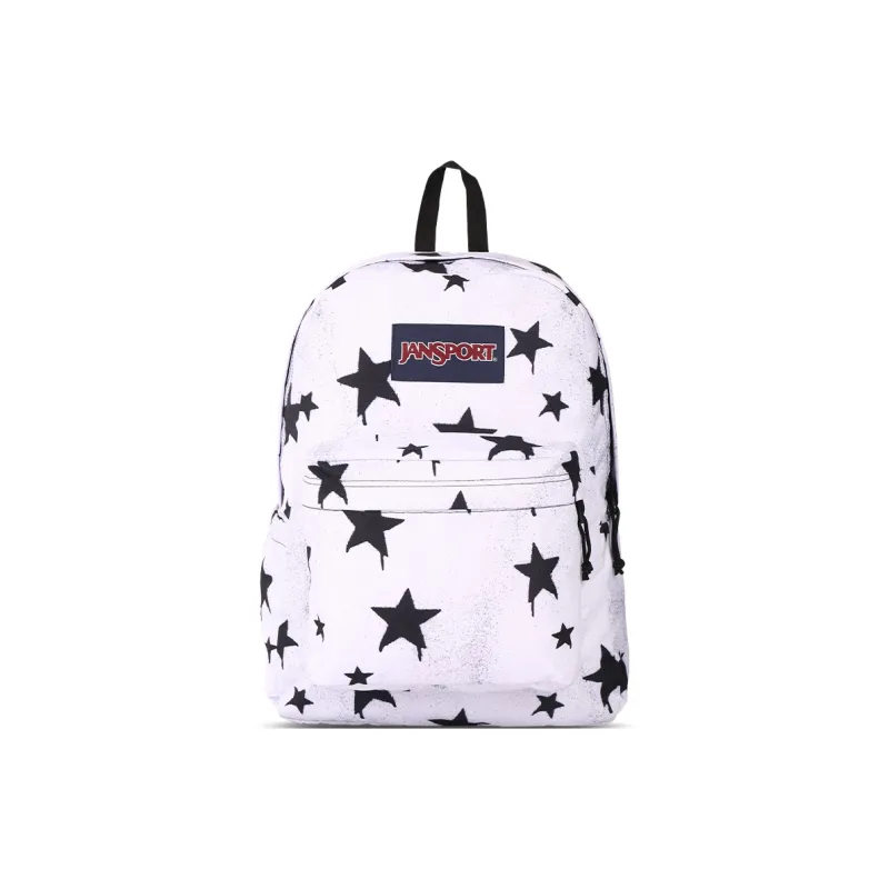 JanSport Fabric Backpack Unisex White Star-0