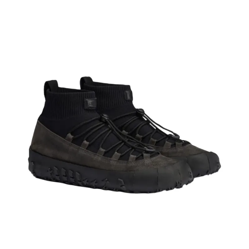 Vibram x Lemaire High Top Casual Shoes Women's Asphalt Gray-2