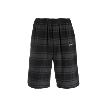 OFF WHITE Check print Shorts