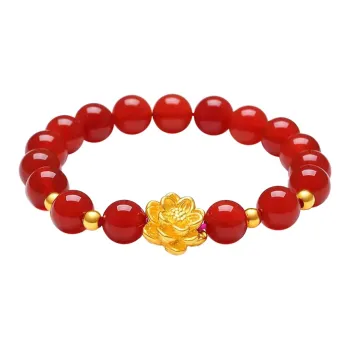 The Years Are Quiet Agate Bracelets Unisex