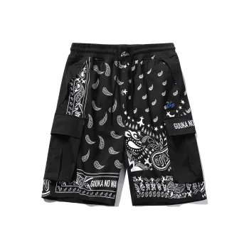 Guuka Casual Shorts Men Black