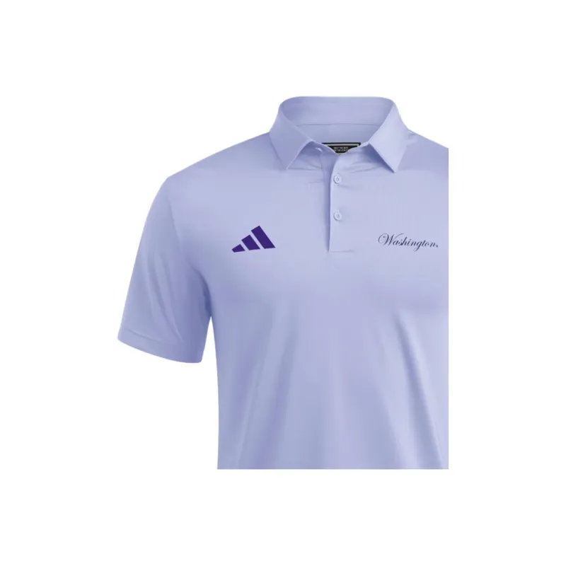 Adidas Free Shipping With AdiClub Washington Huskies Ultimate365 Spring Polo Shirt-2