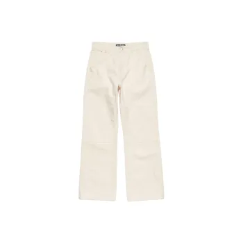 Acne Studios Logo Patch Straight Leg Trousers