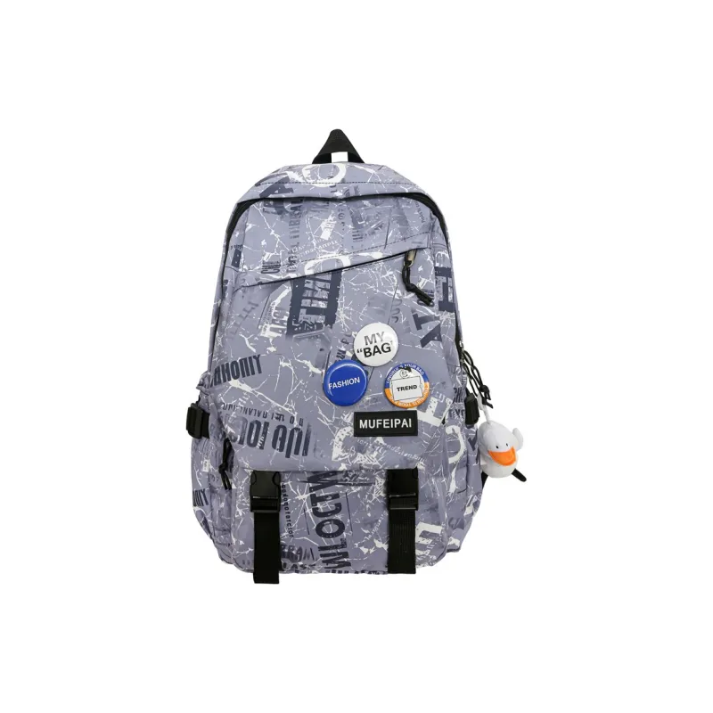 Debecca Nylon Backpack Unisex Multicolor-4