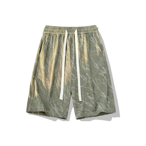 Cypher Code Casual Shorts Unisex Green