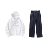 Clothing Sets (White+Dark Blue)