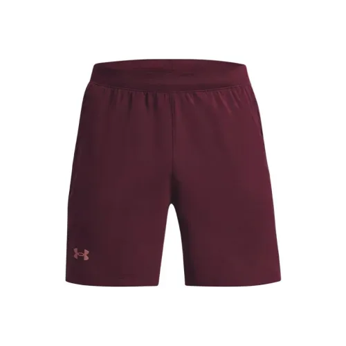 Under Armour Launch Run Casual Shorts Men's Deep Red